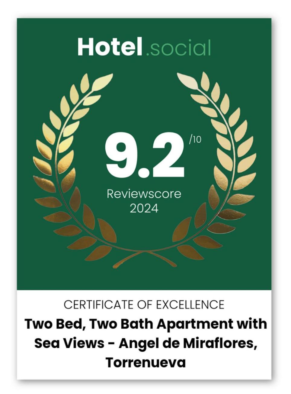 Two Bed, Two Bath Apartment With Sea Views - Angel De Miraflores Málaga Eksteriør billede